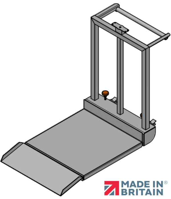 MBD mobile scale manufactured in the UK by MWS Ltd