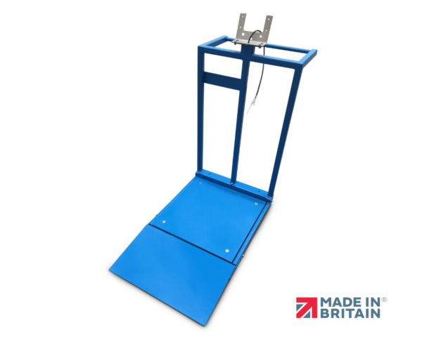 MBS mild steel mobile scale designed and manufactured in the UK by MWS Ltd.