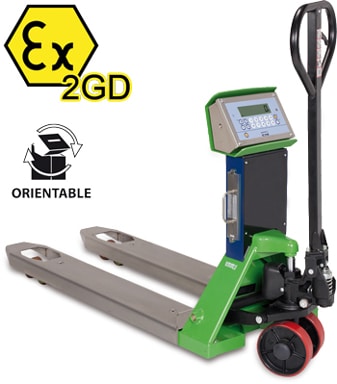TPWX2GD ATEX Pallet Truck Scale