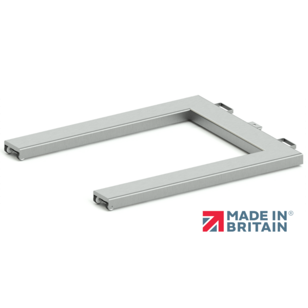 The SPU is a hygienic U Frame scale that can be used to weigh pallets or IBCs. Manufactured in the UK by MWS Ltd.