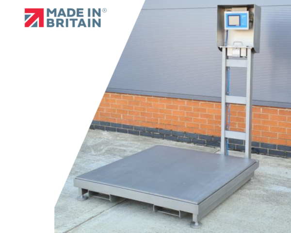 FLPS portable floor scale designed and manufactured in the UK by MWS Ltd