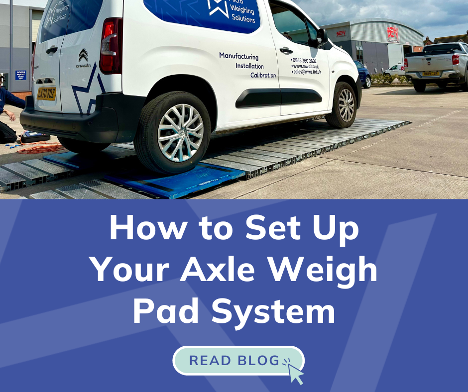 how to set up an axle weigh pad system