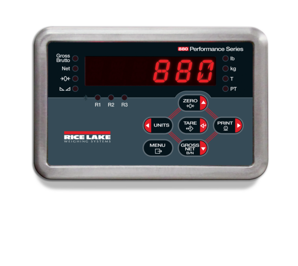 MWS Rice Lake 880/880 Plus Performance™ Series Programmable Weight Indicator/Controller