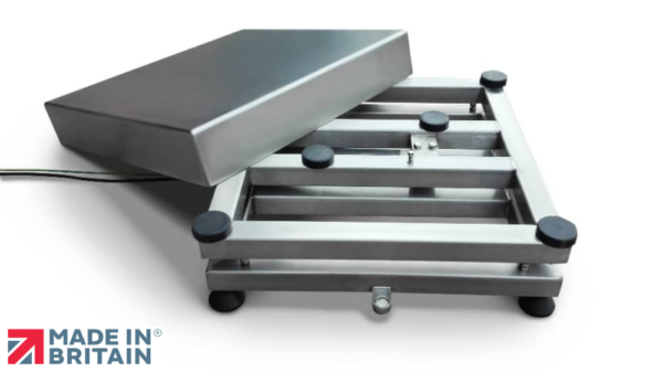 MDB C6 Aluminium Loadcell Base bench scale, manufactured in the UK