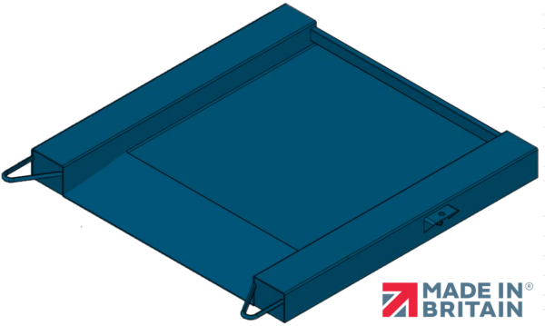 Mild steel low profile platform scale manufactured by MWS Weighing Solutions