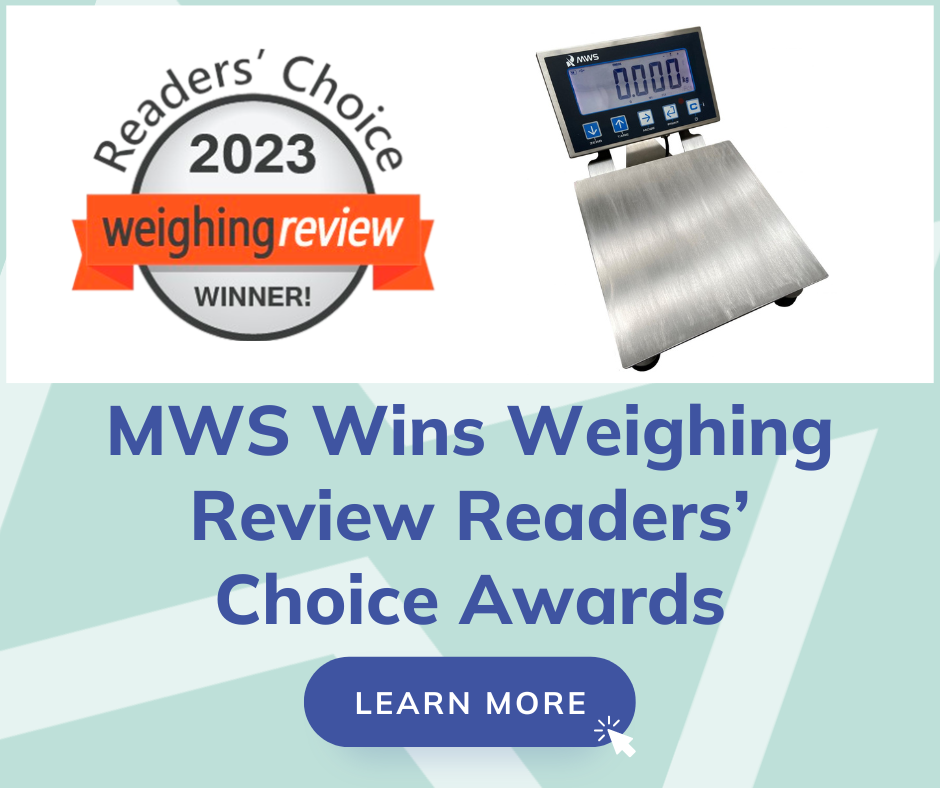 MWS wins Weighing Review Readers' Choice Awards for its Hygeia check weigher