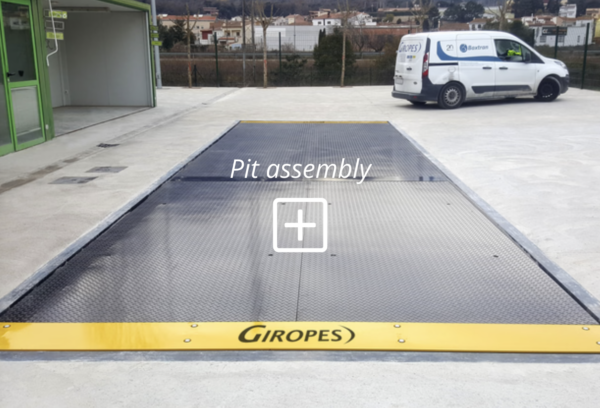 Giropes BPPCE EVO weighbridge, manufactured in Spain