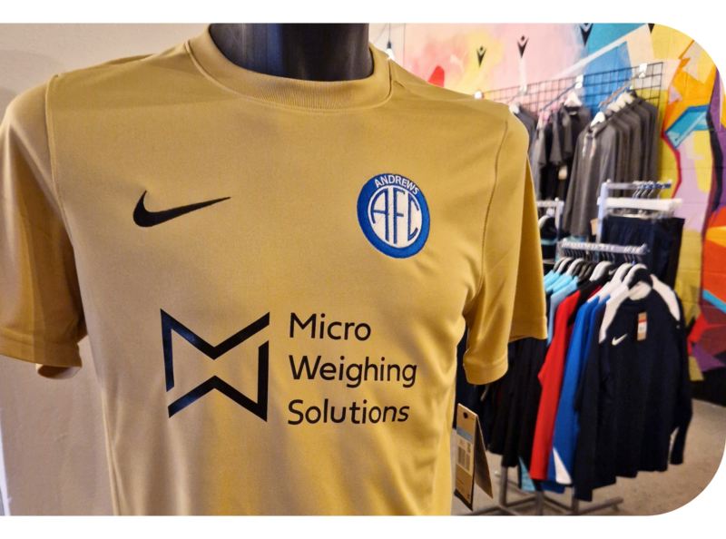 St Andrews FC sponsored by MWS